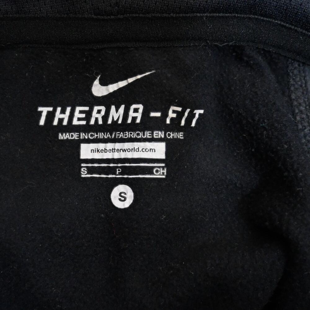 Nike Womens S Therma Fit Just Do It Black Yellow Oversized Pullover Hoodie - Picture 9 of 11